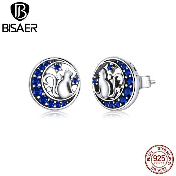 stud bisaer moonlight cat earrings 925 sterling silver blue zircon moon kitty small cute jewelry ece880, Golden;silver
stud bisaer moonlight cat earrings 925 sterling silver blue zircon moon kitty small cute jewelry ece880, Golden;silver