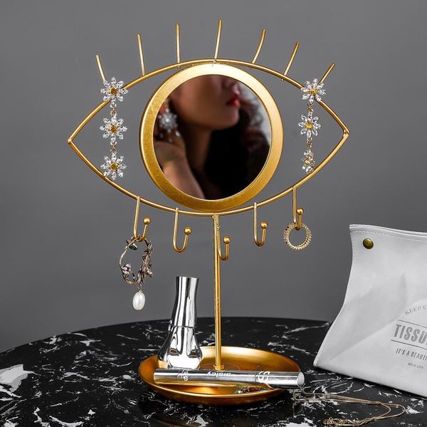 mirrors creative earrings necklace display stand cosmetics and jewelry storage box makeup mirror ornament plate rack
mirrors creative earrings necklace display stand cosmetics and jewelry storage box makeup mirror ornament plate rack
