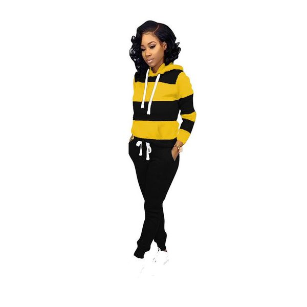 women's two piece pants set female tracksuit spring autumn clothes striped full sleeve hoodies long suit women clothing sets 2021, White
women's two piece pants set female tracksuit spring autumn clothes striped full sleeve hoodies long suit women clothing sets 2021, White