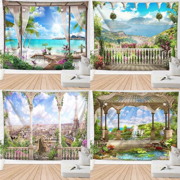 tapestries sea beach tapestry palm tree wall hanging carpet flower sand blanket home decoration150 * 200cm
tapestries sea beach tapestry palm tree wall hanging carpet flower sand blanket home decoration150 * 200cm