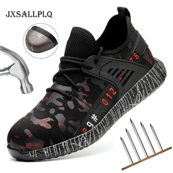 boots men's breathable safety shoes steel head anti-puncture work summer comfortable deodorant sports, Black
boots men's breathable safety shoes steel head anti-puncture work summer comfortable deodorant sports, Black