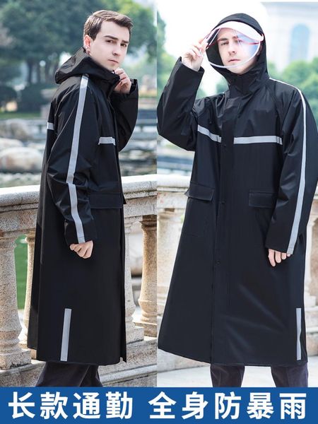 raincoats long raincoat reflective outdoor portable black waterproof coat jacket adults hiking chubasqueros rain gear bg50rg
raincoats long raincoat reflective outdoor portable black waterproof coat jacket adults hiking chubasqueros rain gear bg50rg