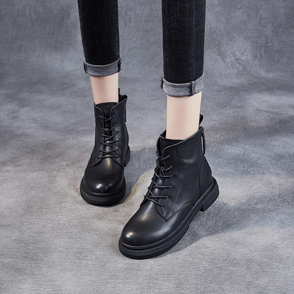 boots zipper female women shoes ankle 2021 autumn british wind genuine leather thick with short zip motorcycle, Black
boots zipper female women shoes ankle 2021 autumn british wind genuine leather thick with short zip motorcycle, Black