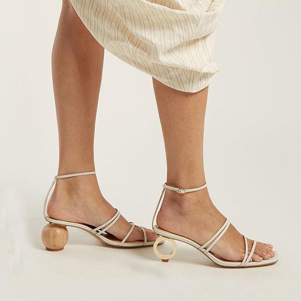 irregular heel high heels sandals women real leather shoe fashion 2021 ankle strap designer runway shoes, Black
irregular heel high heels sandals women real leather shoe fashion 2021 ankle strap designer runway shoes, Black