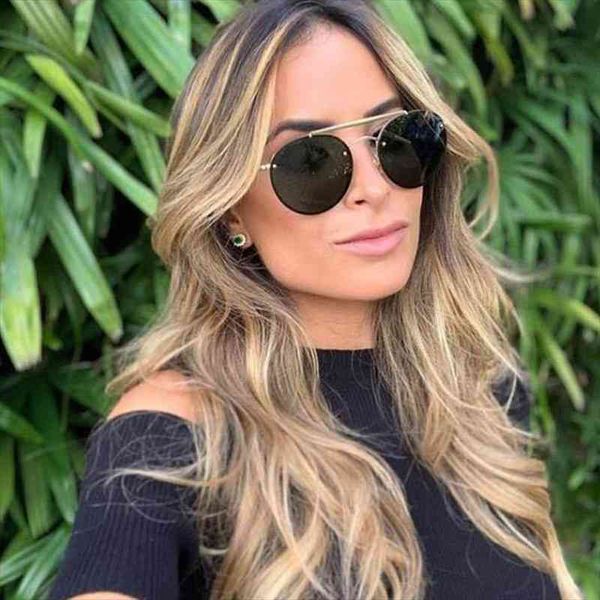 rimless sunglasses woman vintage round brand sunglasses ladies fashion trend oversize shades for women female rivet, White;black
rimless sunglasses woman vintage round brand sunglasses ladies fashion trend oversize shades for women female rivet, White;black