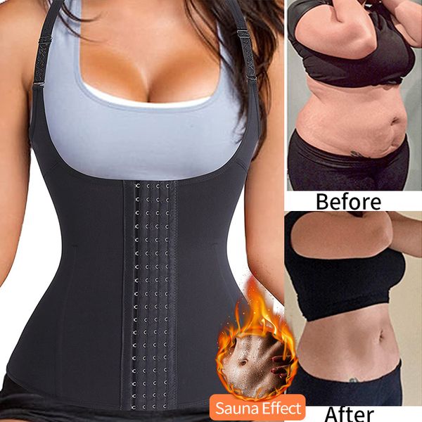 neoprene sauna waist trainer corset sweat vest for women weight loss compression trimmer tank workout fitness shapewear
neoprene sauna waist trainer corset sweat vest for women weight loss compression trimmer tank workout fitness shapewear