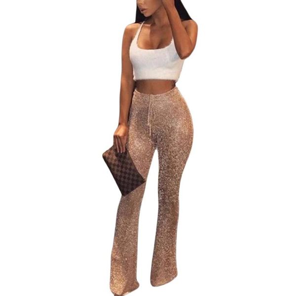 4colors women bell bottom sequined long pant glitter sequin flare pants high waisted clubwear wide leg trousers for women's & capris, Black;white
4colors women bell bottom sequined long pant glitter sequin flare pants high waisted clubwear wide leg trousers for women's & capris, Black;white