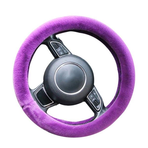 1pc plush steering wheel cover durable universal anti-slip automobile cover(purple) covers
1pc plush steering wheel cover durable universal anti-slip automobile cover(purple) covers