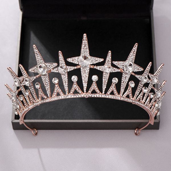 new rose gold rhinestone queen wedding crown bridal tiara crystal hair jewelry tiaras and crowns diadem wedding hair accessoriesdio chan con, Golden;white
new rose gold rhinestone queen wedding crown bridal tiara crystal hair jewelry tiaras and crowns diadem wedding hair accessoriesdio chan con, Golden;white