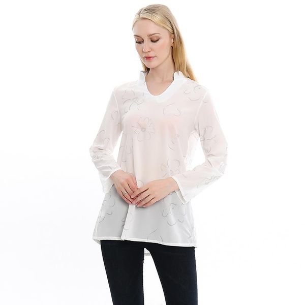 women's blouses & shirts women fashion v neck long sleeve beach blouse slim fit plus size casual printed, White
women's blouses & shirts women fashion v neck long sleeve beach blouse slim fit plus size casual printed, White
