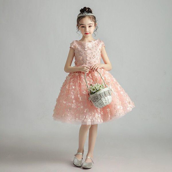 girl's dresses flower girl illusion embroidery appliques knee-length short o-neck tulle princess luxury pink lace kids party gown h343, Red;yellow
girl's dresses flower girl illusion embroidery appliques knee-length short o-neck tulle princess luxury pink lace kids party gown h343, Red;yellow