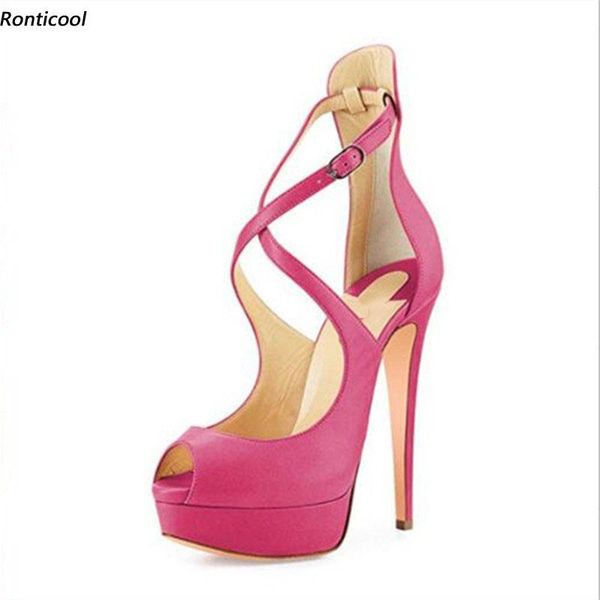 ronticool handmade women platform classic sandals stiletto high heels open toe gorgeous 8 colors party shoes size 35 47 52 dress, Black
ronticool handmade women platform classic sandals stiletto high heels open toe gorgeous 8 colors party shoes size 35 47 52 dress, Black