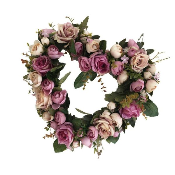 13.38 inch artificial wreaths silk peony flowers heart home hanging simulation garland for wedding party decoration decorative &
13.38 inch artificial wreaths silk peony flowers heart home hanging simulation garland for wedding party decoration decorative &