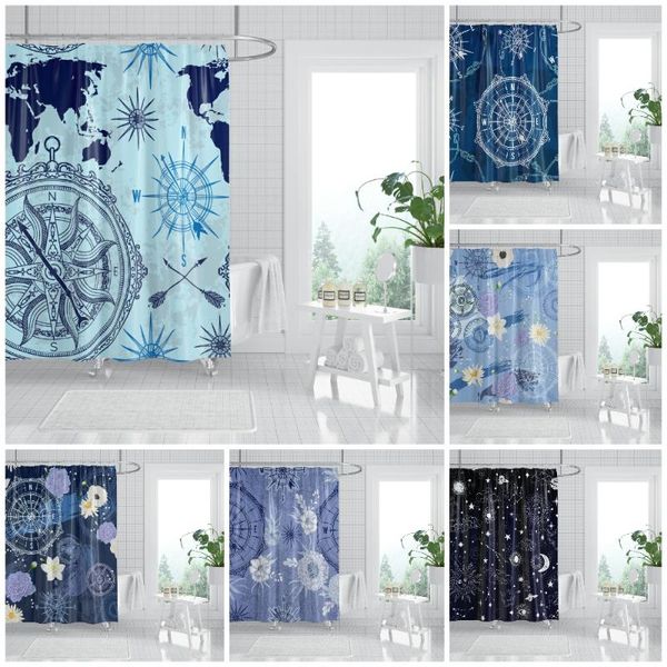 shower curtains vintage compass waterproof curtain for bathroom decoration multi-sizes eco-friendly bath screens 180*180cm
shower curtains vintage compass waterproof curtain for bathroom decoration multi-sizes eco-friendly bath screens 180*180cm