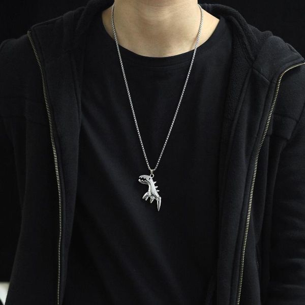 chains jialy european fashion punk dinosaur charm pendant stainless steel necklace sweater chain for girl boy jewelry gift, Silver
chains jialy european fashion punk dinosaur charm pendant stainless steel necklace sweater chain for girl boy jewelry gift, Silver