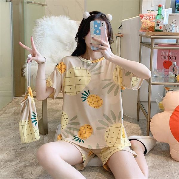 cute cartoon print pajamas set womens sleepwears pajama sweet short sleeve tshirts shorts summer pijama pjs suit sleepwear, Black;red
cute cartoon print pajamas set womens sleepwears pajama sweet short sleeve tshirts shorts summer pijama pjs suit sleepwear, Black;red