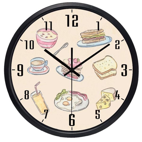 wall clocks breakfast and juice clock creative brief living kitchen room