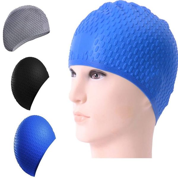 silicone swim cap waterproof swimming hat durable non-slip pool elastic x5qf outdoor hats, Black;white
silicone swim cap waterproof swimming hat durable non-slip pool elastic x5qf outdoor hats, Black;white