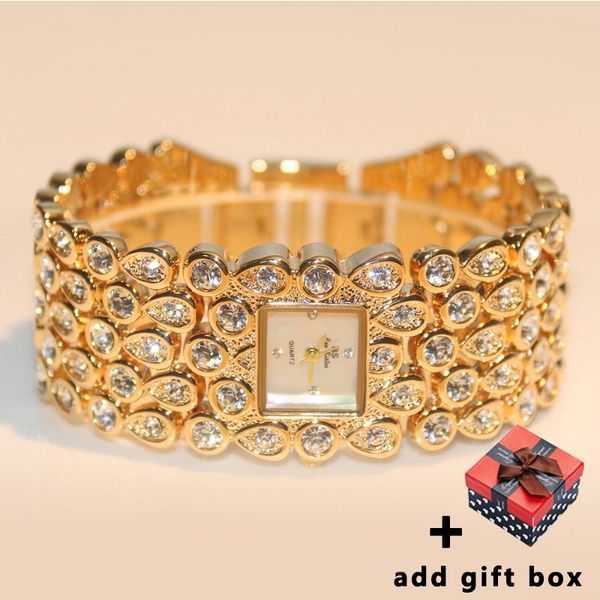wristwatches bs women bracelet watches gold crystal ladies wrist dress elegant female wristwatch relogio feminino 2022, Slivery;brown
wristwatches bs women bracelet watches gold crystal ladies wrist dress elegant female wristwatch relogio feminino 2022, Slivery;brown