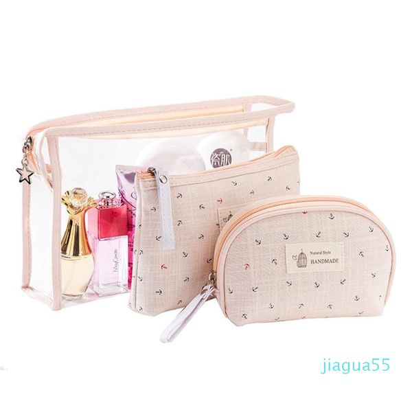 cosmetic bags & cases women's anchor canvas storage bag three piece printed travel wash
cosmetic bags & cases women's anchor canvas storage bag three piece printed travel wash