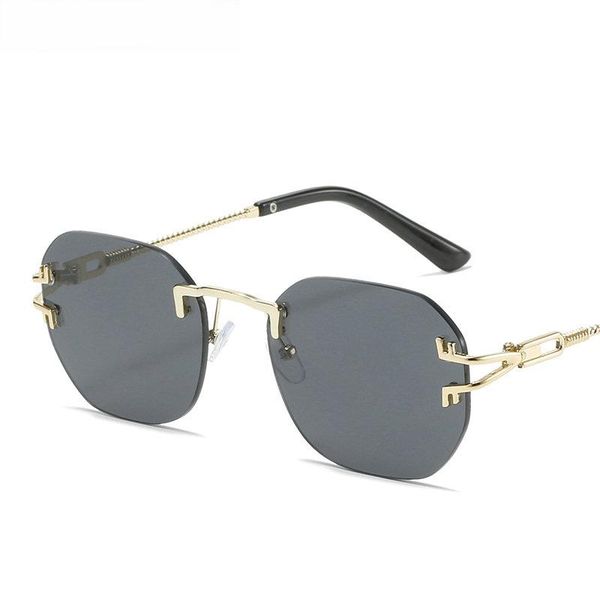 sunglasses women brown frameless gold metal ladies rimless gradient lens blue fashion sun glasses for men uv400 summer 2021, White;black
sunglasses women brown frameless gold metal ladies rimless gradient lens blue fashion sun glasses for men uv400 summer 2021, White;black