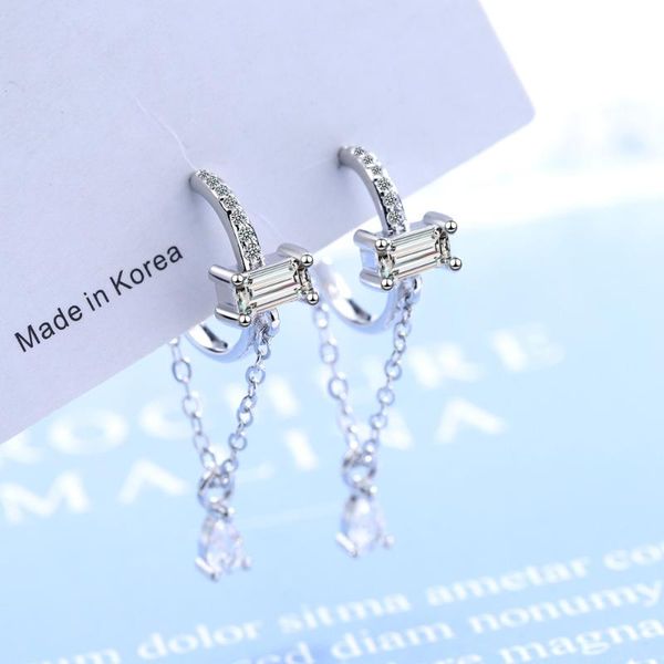 dangle & chandelier 2021 fashion long tassel zircon earrings female korean drop-shaped simplicity for charm women romantic jewelry gift, Silver
dangle & chandelier 2021 fashion long tassel zircon earrings female korean drop-shaped simplicity for charm women romantic jewelry gift, Silver