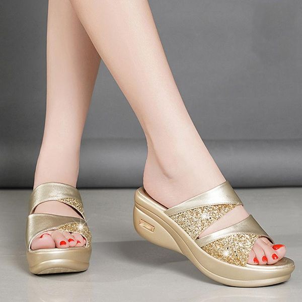 sandals women's fashion summer solid peep toe casual wedge platform shoes ladies gold silver 2021 lady sandles, Black
sandals women's fashion summer solid peep toe casual wedge platform shoes ladies gold silver 2021 lady sandles, Black