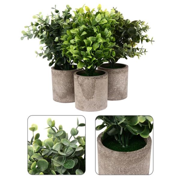 3pcs mini potted fake plants artificial for home office desk decorative flowers & wreaths
3pcs mini potted fake plants artificial for home office desk decorative flowers & wreaths