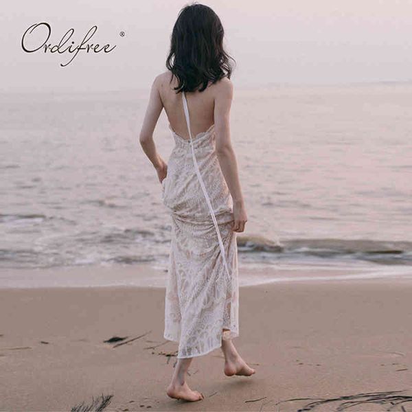 summer women maxi backless halter sleeveless white lace long tunic beach dress 210415, Black;gray
summer women maxi backless halter sleeveless white lace long tunic beach dress 210415, Black;gray