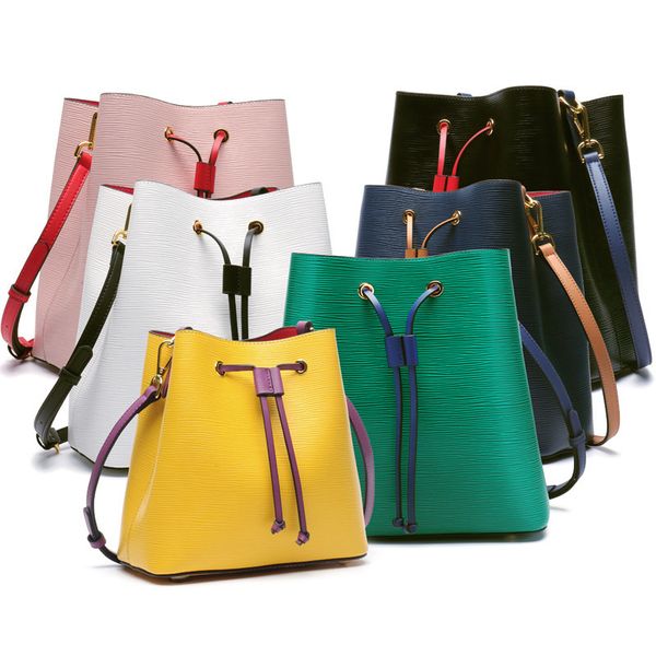 new leather ripple bucket bag color matching women s portable shoulder bag fahion meenger fahion luxury designer
new leather ripple bucket bag color matching women s portable shoulder bag fahion meenger fahion luxury designer