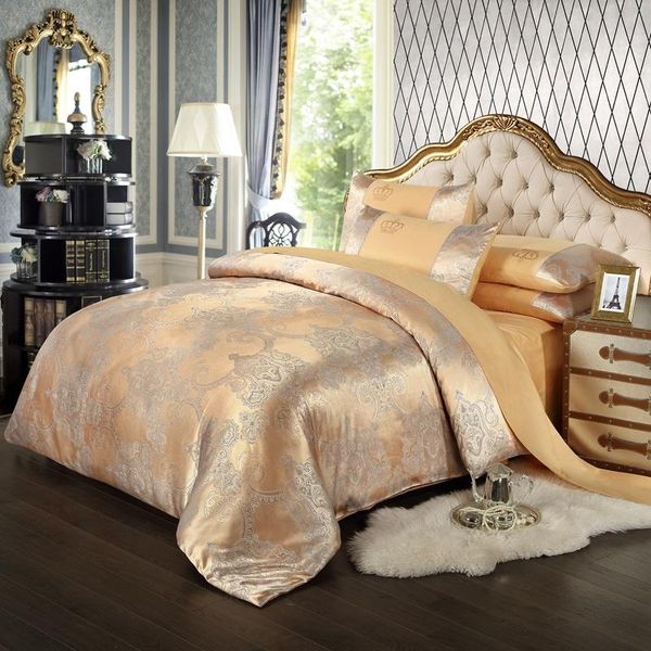 bedding sets silk set king size 4pcs noble luxury bed tribute silk satin jacquard duvet cover bedclothes sheet
bedding sets silk set king size 4pcs noble luxury bed tribute silk satin jacquard duvet cover bedclothes sheet
