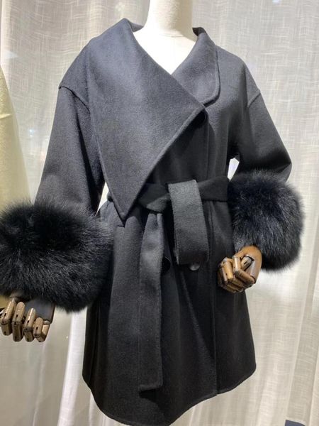 women's jackets natural mangy double breasted female real woman's coat ladies'wool promotion warm butter ladies s, Black;brown
women's jackets natural mangy double breasted female real woman's coat ladies'wool promotion warm butter ladies s, Black;brown