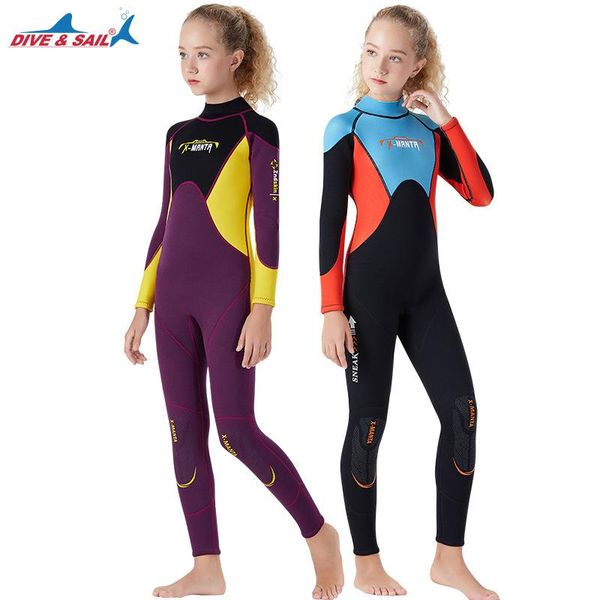 2.5mm neoprene wetsuit long sleeve one-piece swimwear dive suit for girls swimming diving anti-scratch upf50+ keep warm suits
2.5mm neoprene wetsuit long sleeve one-piece swimwear dive suit for girls swimming diving anti-scratch upf50+ keep warm suits