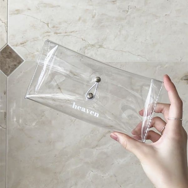 zfi korean style simple transparent pvc winding student pencil pencil bags hand account adhesive tape sticker stationery case storage bagpo
zfi korean style simple transparent pvc winding student pencil pencil bags hand account adhesive tape sticker stationery case storage bagpo