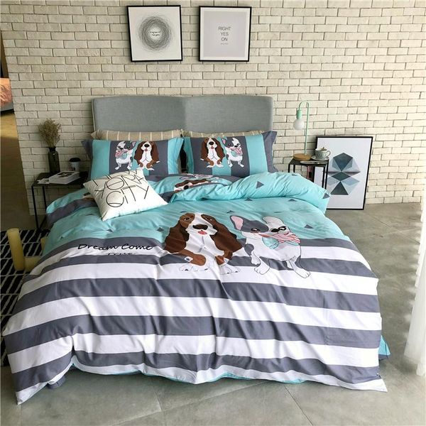 bedding sets 100% cotton printed cartoon dogs bears set high-quality 4pcs duvet cover bed sheet pillowcases king size
bedding sets 100% cotton printed cartoon dogs bears set high-quality 4pcs duvet cover bed sheet pillowcases king size