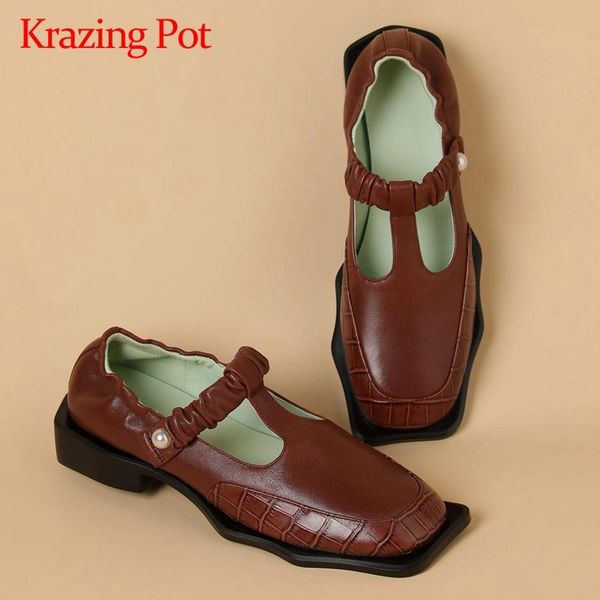 krazing pot big size european design full grain leather stone pattern square toe thick med heel slip on fashion women pumps l38 dress shoes, Black
krazing pot big size european design full grain leather stone pattern square toe thick med heel slip on fashion women pumps l38 dress shoes, Black