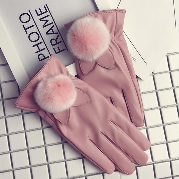 five fingers gloves fashion winter women' touch screen waterproof outdoor thickened warm ladies fur ball elastic mittens, Blue;gray
five fingers gloves fashion winter women' touch screen waterproof outdoor thickened warm ladies fur ball elastic mittens, Blue;gray