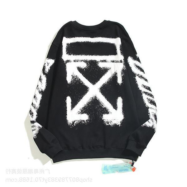 autumn winter new off 2021 style inkjet arrstyle round neck pullover loose casual men's and women's same sweater batch, Black
autumn winter new off 2021 style inkjet arrstyle round neck pullover loose casual men's and women's same sweater batch, Black