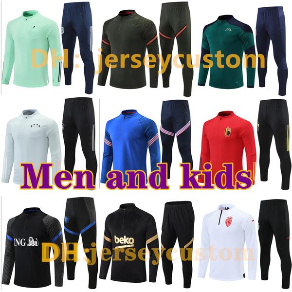 chandal futbol man kit algeria belgium spain messi ronaldo survetement foot jerseys 21 22 soccer tracksuit mens football jersey training, Black;yellow
chandal futbol man kit algeria belgium spain messi ronaldo survetement foot jerseys 21 22 soccer tracksuit mens football jersey training, Black;yellow