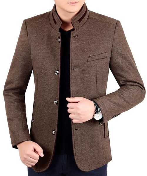 men's wool & blends autumn winter coat men leisure long woolen coats men's pure color business casual fashion jackets overcoat outw, Black
men's wool & blends autumn winter coat men leisure long woolen coats men's pure color business casual fashion jackets overcoat outw, Black