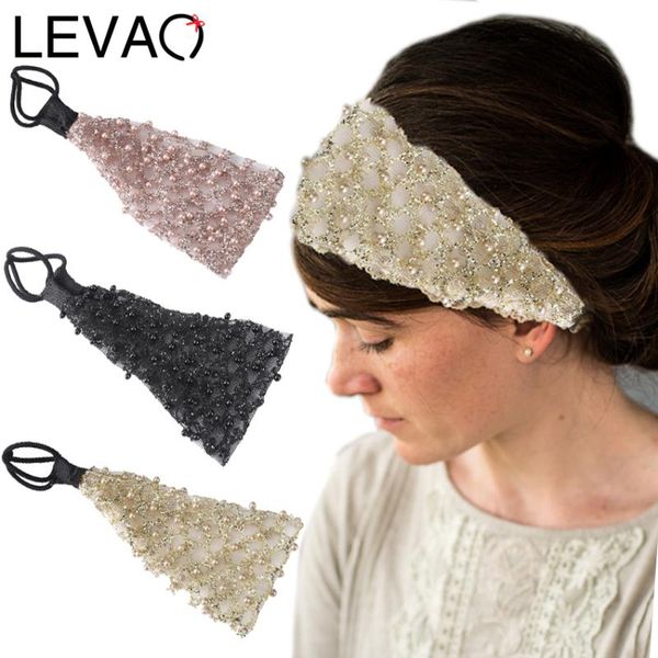 levao pearl headband lace weaving turban head bands for women hair accessories shiny sequins elastic band bandana headwrap
levao pearl headband lace weaving turban head bands for women hair accessories shiny sequins elastic band bandana headwrap
