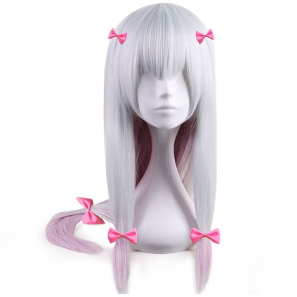 izumi sagiri cosplay wig eromanga sensei silver pink heat resistant synthetic hair perucas halloween party costume hairpiece, Black
izumi sagiri cosplay wig eromanga sensei silver pink heat resistant synthetic hair perucas halloween party costume hairpiece, Black