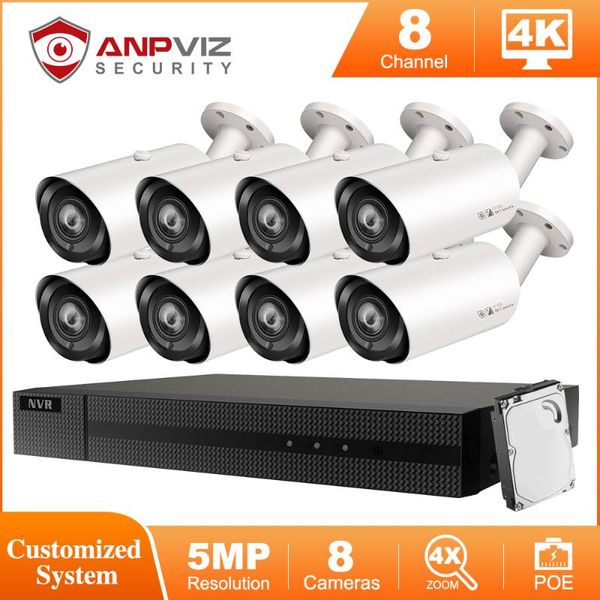 hikvision oem 8ch 4k nvr anpviz 5mp ip camera 4x zoom security system 4/6/8pcs outdoor poe surveillance kit h.265 onvif wireless kits
hikvision oem 8ch 4k nvr anpviz 5mp ip camera 4x zoom security system 4/6/8pcs outdoor poe surveillance kit h.265 onvif wireless kits