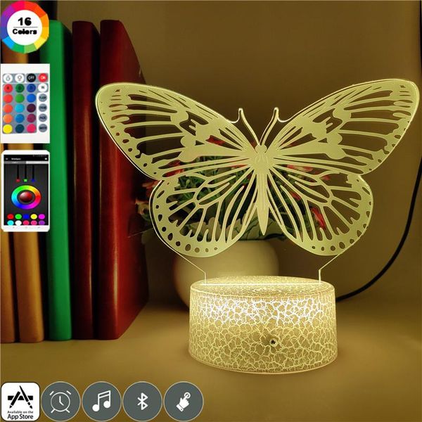night lights beautiful butterfly led light animal atmosphere nightlight girls room 3d table lamp bluetooth base party decor kids gift
night lights beautiful butterfly led light animal atmosphere nightlight girls room 3d table lamp bluetooth base party decor kids gift