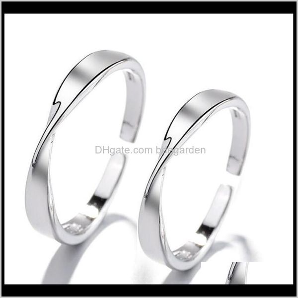 drop delivery 2021 jewelry mobius band open rings for couple in wedding fashion of xpf3u, Silver
drop delivery 2021 jewelry mobius band open rings for couple in wedding fashion of xpf3u, Silver