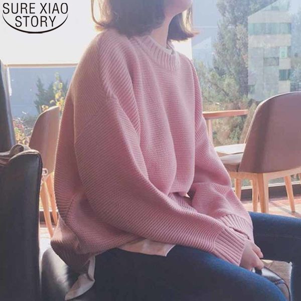 winter clothes long sleeve plus size loose pullover sweater women sweet solid 6 colors knitted knitwear 11634 210417, White;black
winter clothes long sleeve plus size loose pullover sweater women sweet solid 6 colors knitted knitwear 11634 210417, White;black