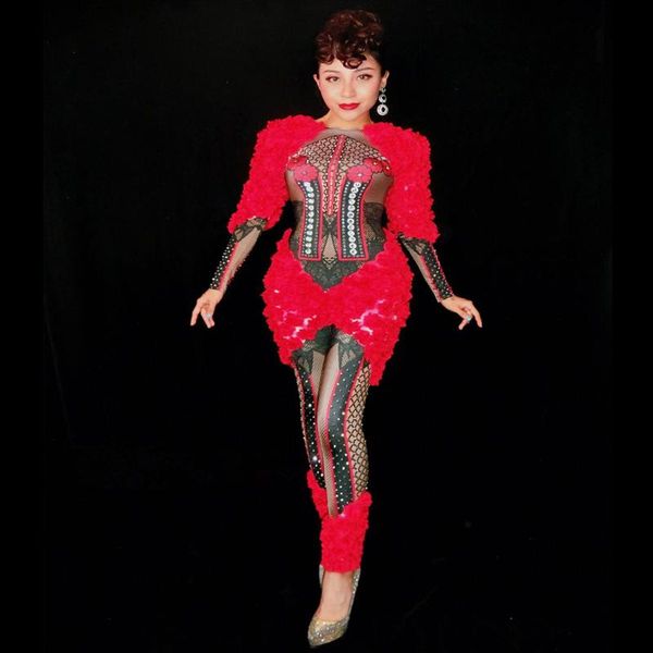 women's jumpsuits & rompers 2021 women printing sparkly rhinestones red flowers jumpsuit nightclub wedding party stage wear bar models, Black;white
women's jumpsuits & rompers 2021 women printing sparkly rhinestones red flowers jumpsuit nightclub wedding party stage wear bar models, Black;white