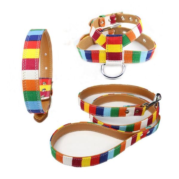 dog collars & leashes pet collar designer perro leather plain for big small canvas colorful rainbow halter leash
dog collars & leashes pet collar designer perro leather plain for big small canvas colorful rainbow halter leash