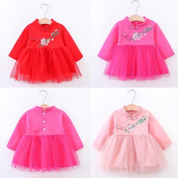 toddler baby kid girls cheongsam floral chinese style tulle princess dresses girl's, Red;yellow
toddler baby kid girls cheongsam floral chinese style tulle princess dresses girl's, Red;yellow