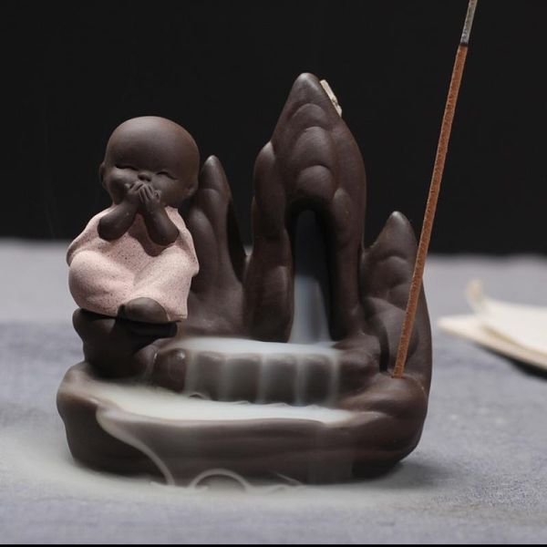 fragrance lamps small monk backflow incense burner ceramic smoke waterfall sticks holder home decor purple sand censer 20 pcs cones
fragrance lamps small monk backflow incense burner ceramic smoke waterfall sticks holder home decor purple sand censer 20 pcs cones
